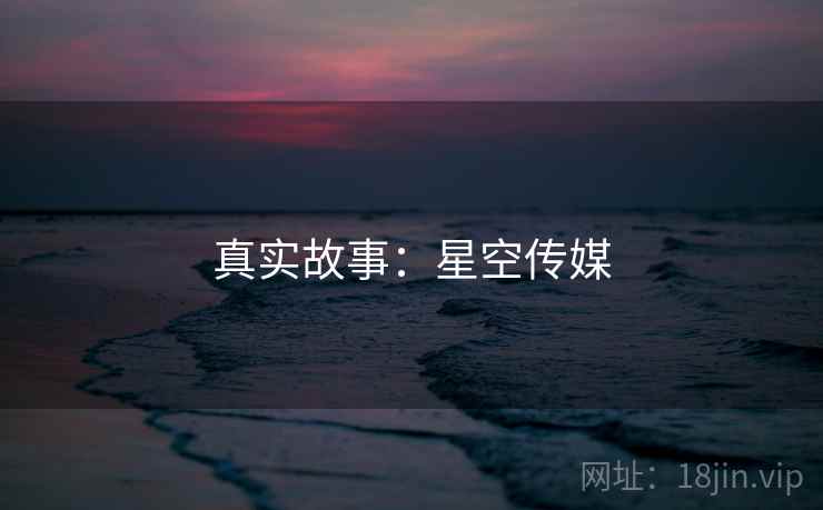 真实故事：星空传媒