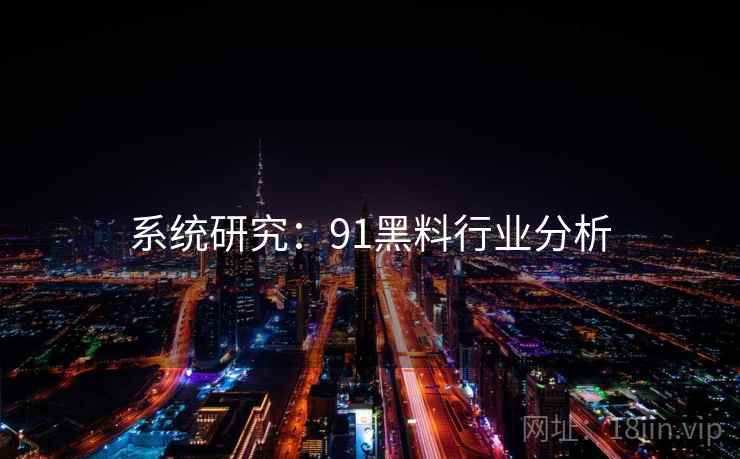 系统研究：91黑料行业分析